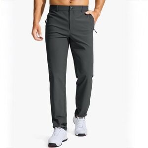 VRST Mens 38x30 Golf Pants 38x29 Commuter Athletic Fit Beige Active Smart Casual